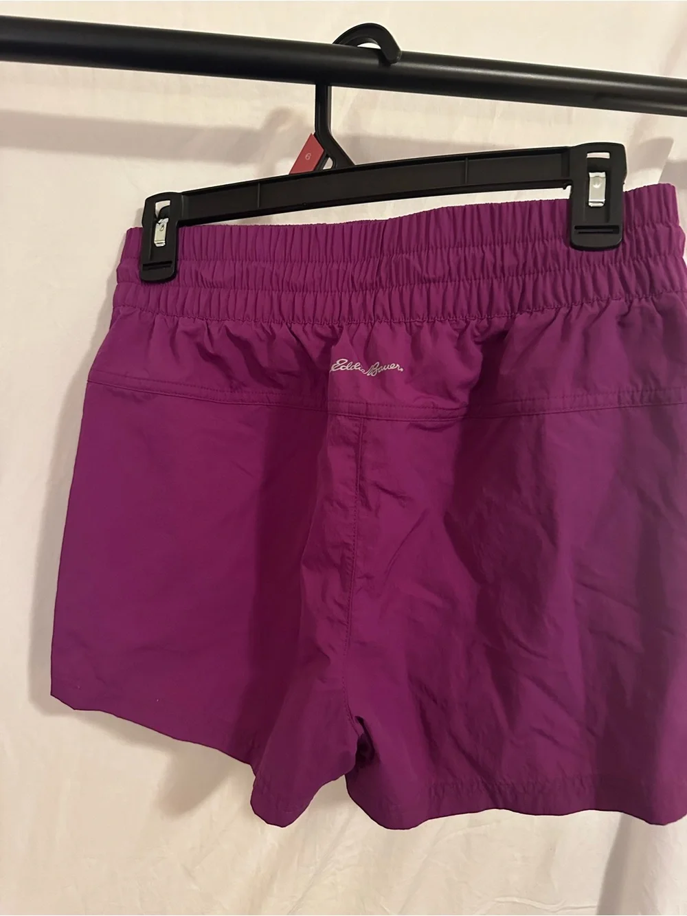 Eddie Bauer Magenta Drawstring Active Shorts